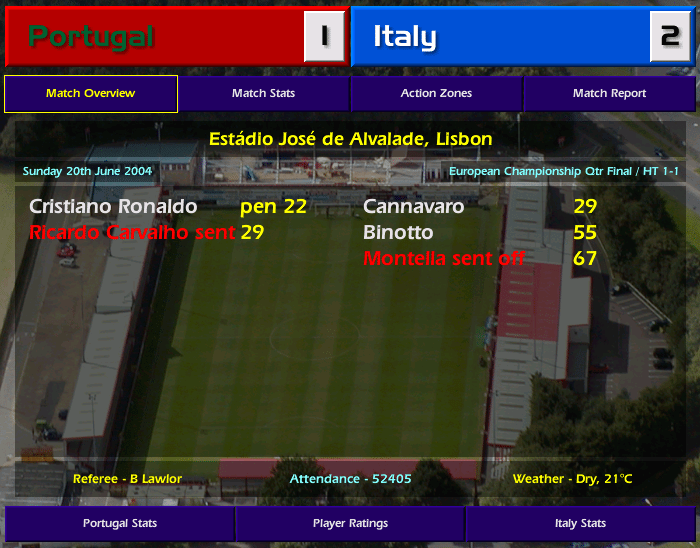 איטליה המסע של נבחרת פורטוגל פרק 2